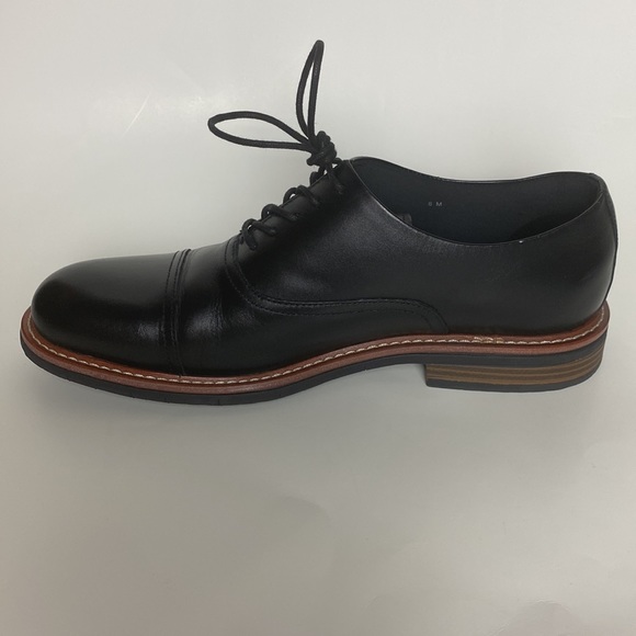 Men’s Black Kite Flex Lace Up Dress Shoes - Picture 5 of 11